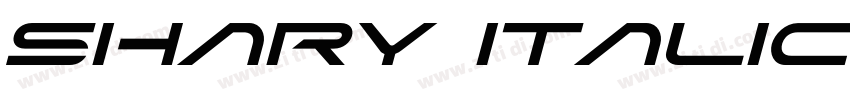SHARY italic字体转换
